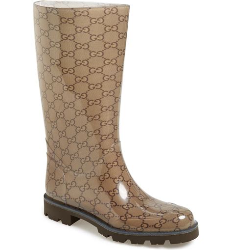 used gucci rain boots|gucci rain boots nordstrom.